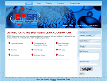 Tablet Screenshot of iepsa.co.za